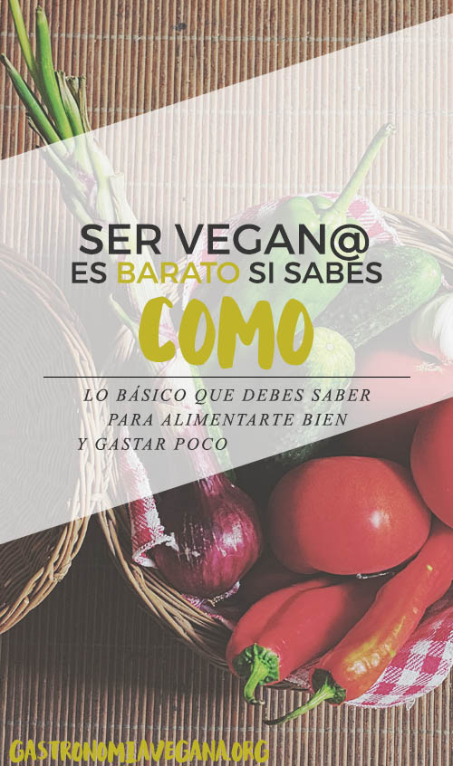Ser vegano/a es barato si sabes cómo: lo que necesitas saber para alimentarte bien y gastar poco - GastronomiaVegana.org