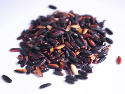 Una variedad de arroz negro largo © 2012 CreatiVegan