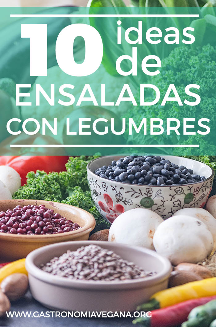 10 ideas de ensaladas con legumbres - GastronomiaVegana.org